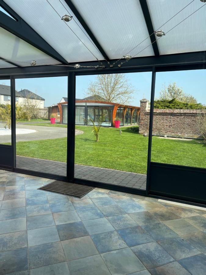 Gite Avec Piscine Lestrem Bagian luar foto