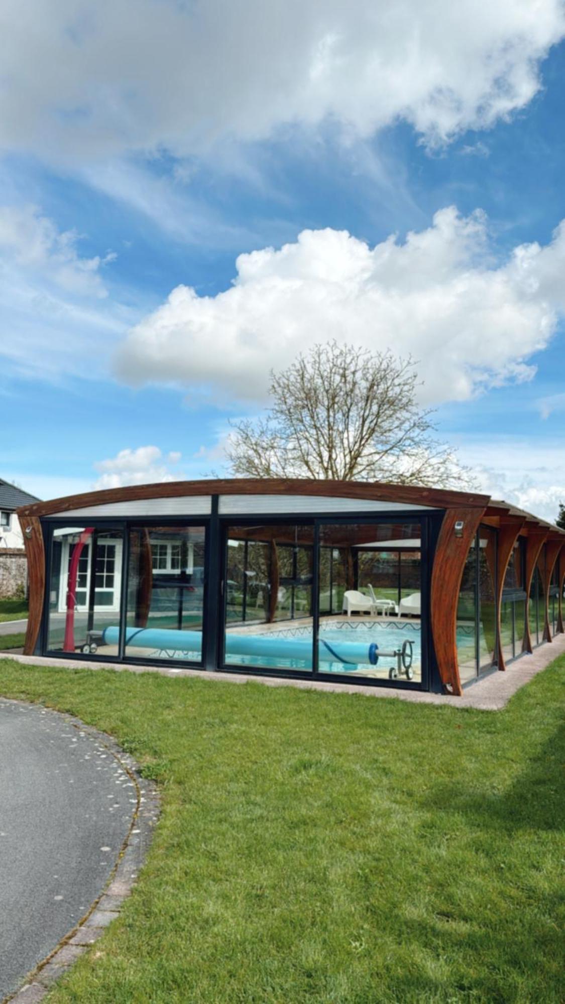 Gite Avec Piscine Lestrem Bagian luar foto